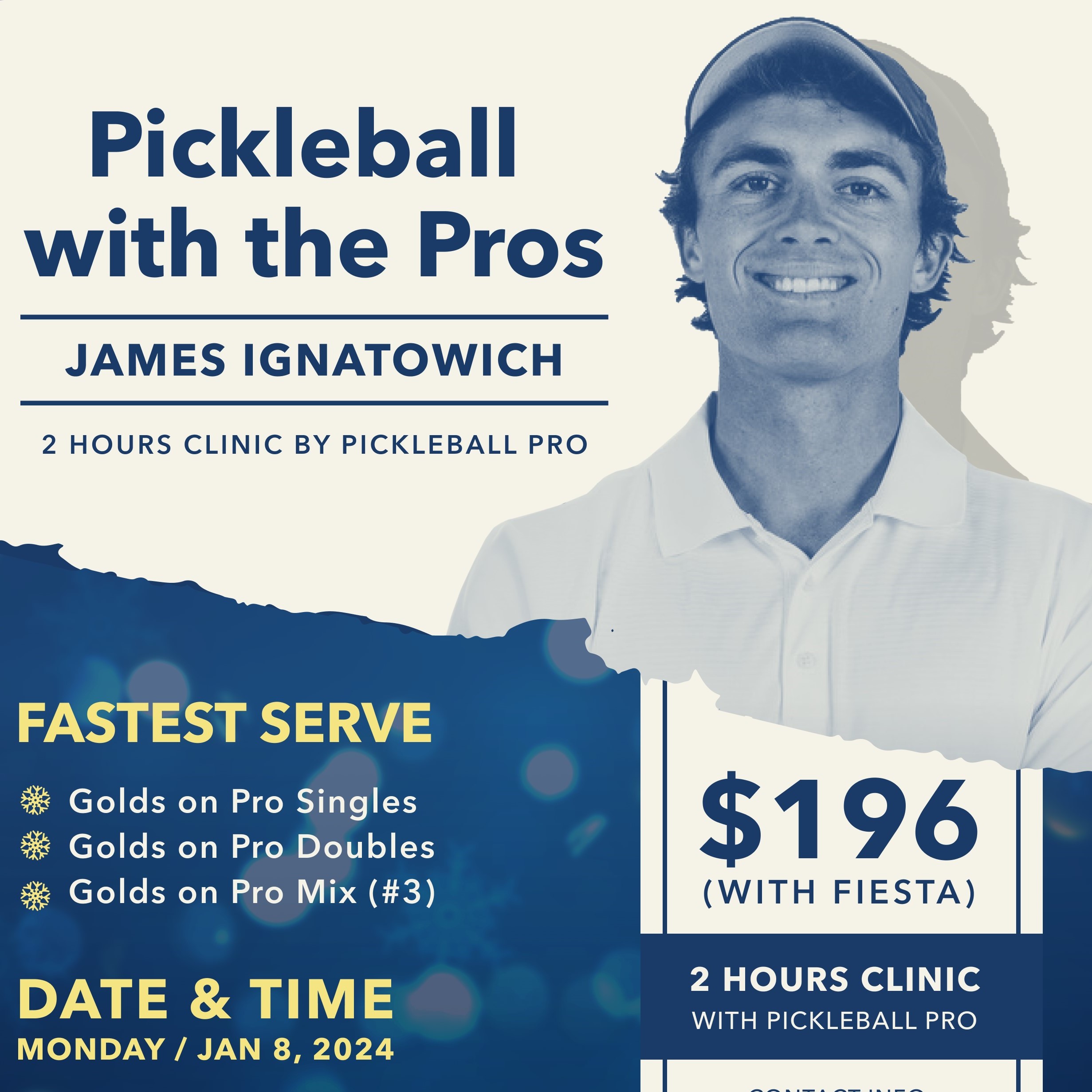 Brooksville Country Club Hosts Exclusive Pickleball Clinic with Pro James Ignatowich