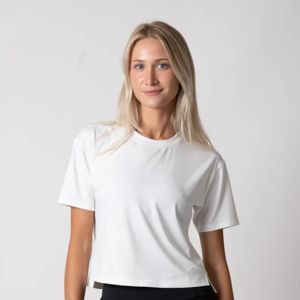Women's Court Crop Tee - Image 3