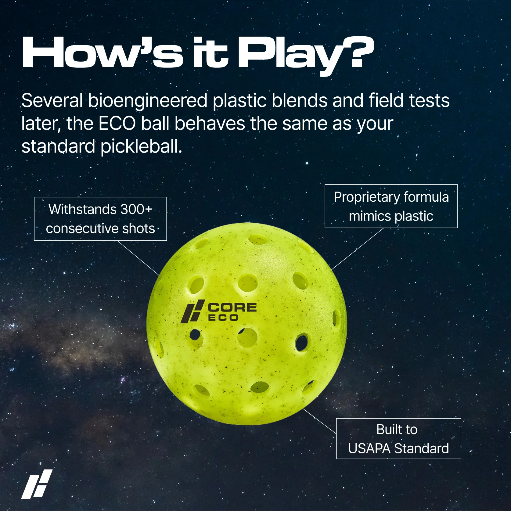 CORE ECO Biodegradable Pickleballs - Image 4