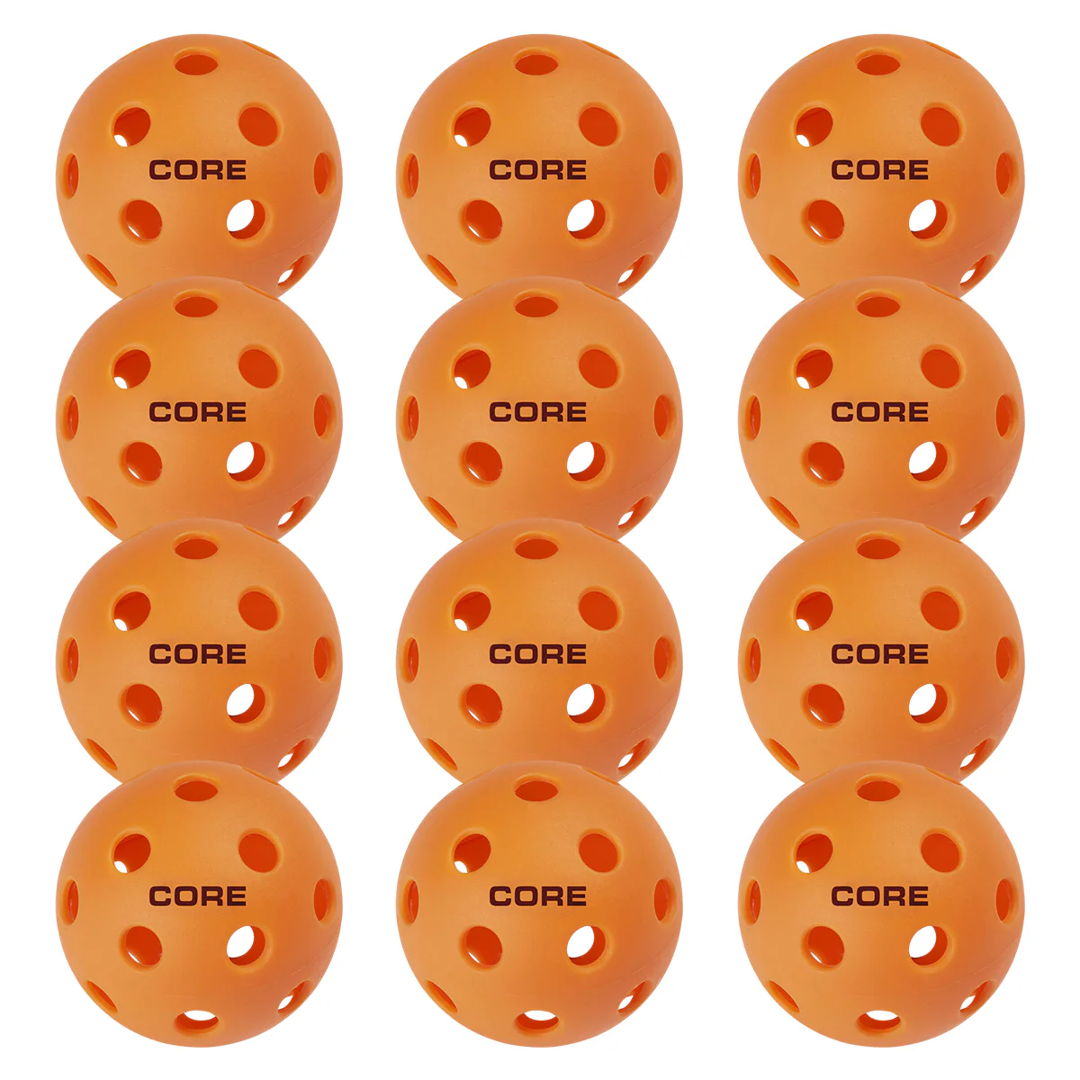 CORE Indoor Pickleballs | Orange - Image 4