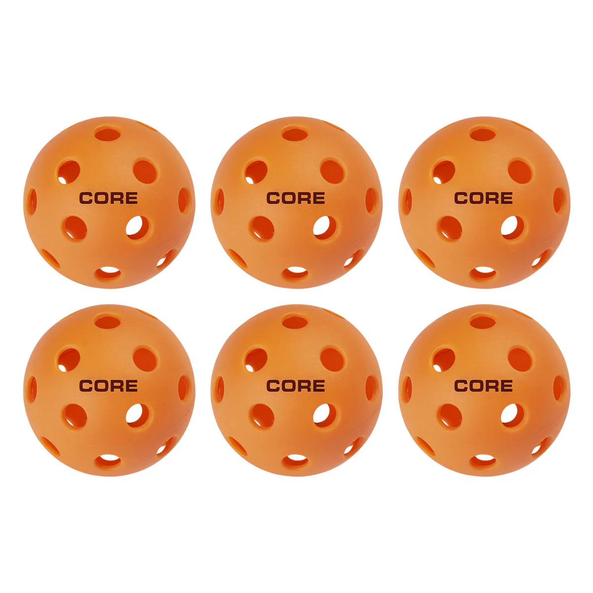 CORE Indoor Pickleballs | Orange - Image 3