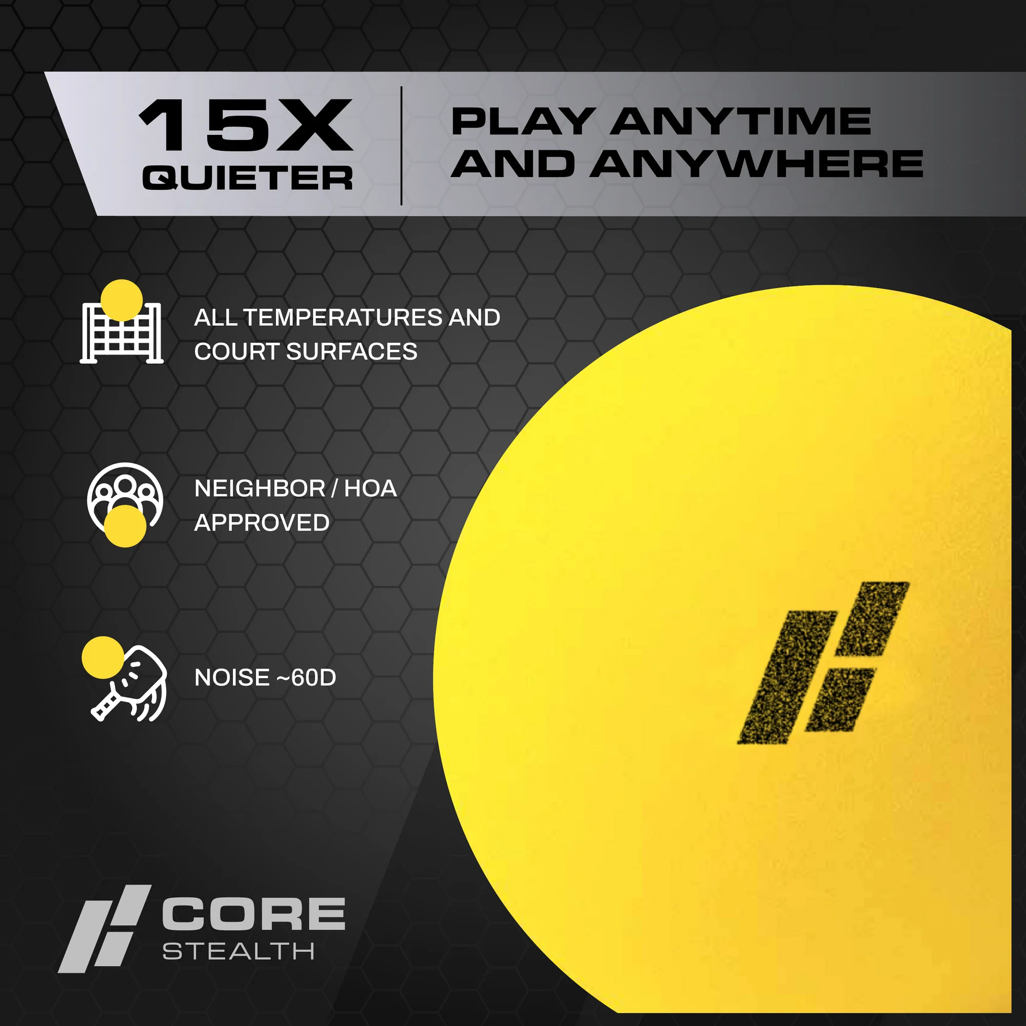 CORE STEALTH Pickleballs - Image 3
